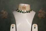 Kundan choker set (4-8103)(R)