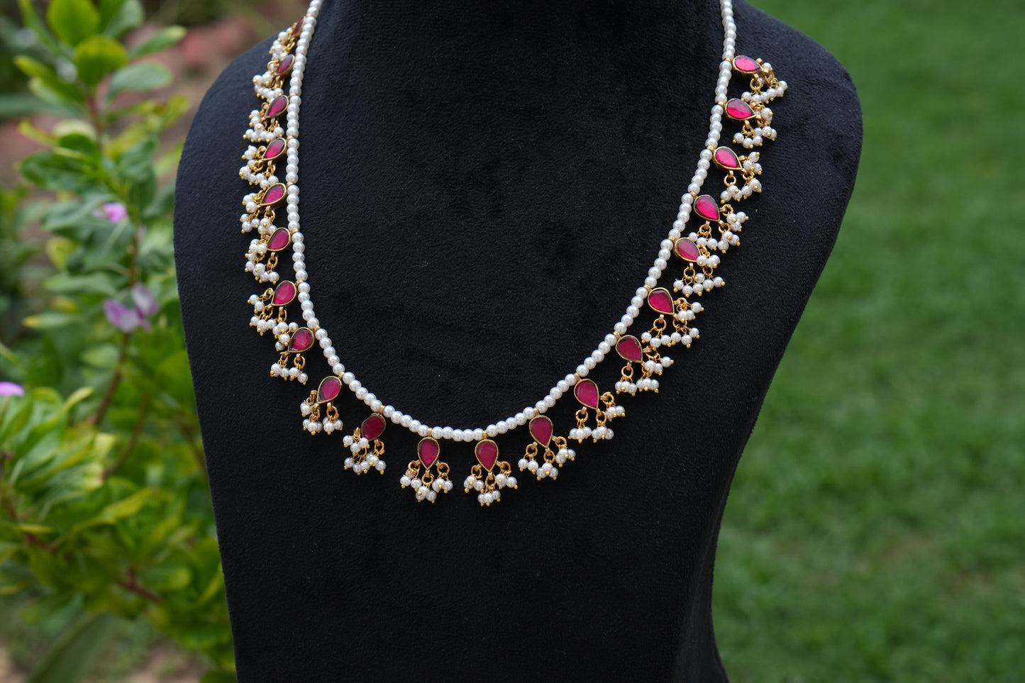 Kundan Necklace (4-9317)(R)