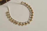 White Stone Kundan Necklace (4-9332)(R)