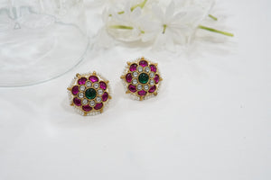 Kundan Studs (1-3967)(K)