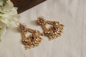 Polki earring (1-4301)(A)