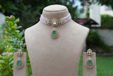 Polki Choker Set (4-9313)(B)