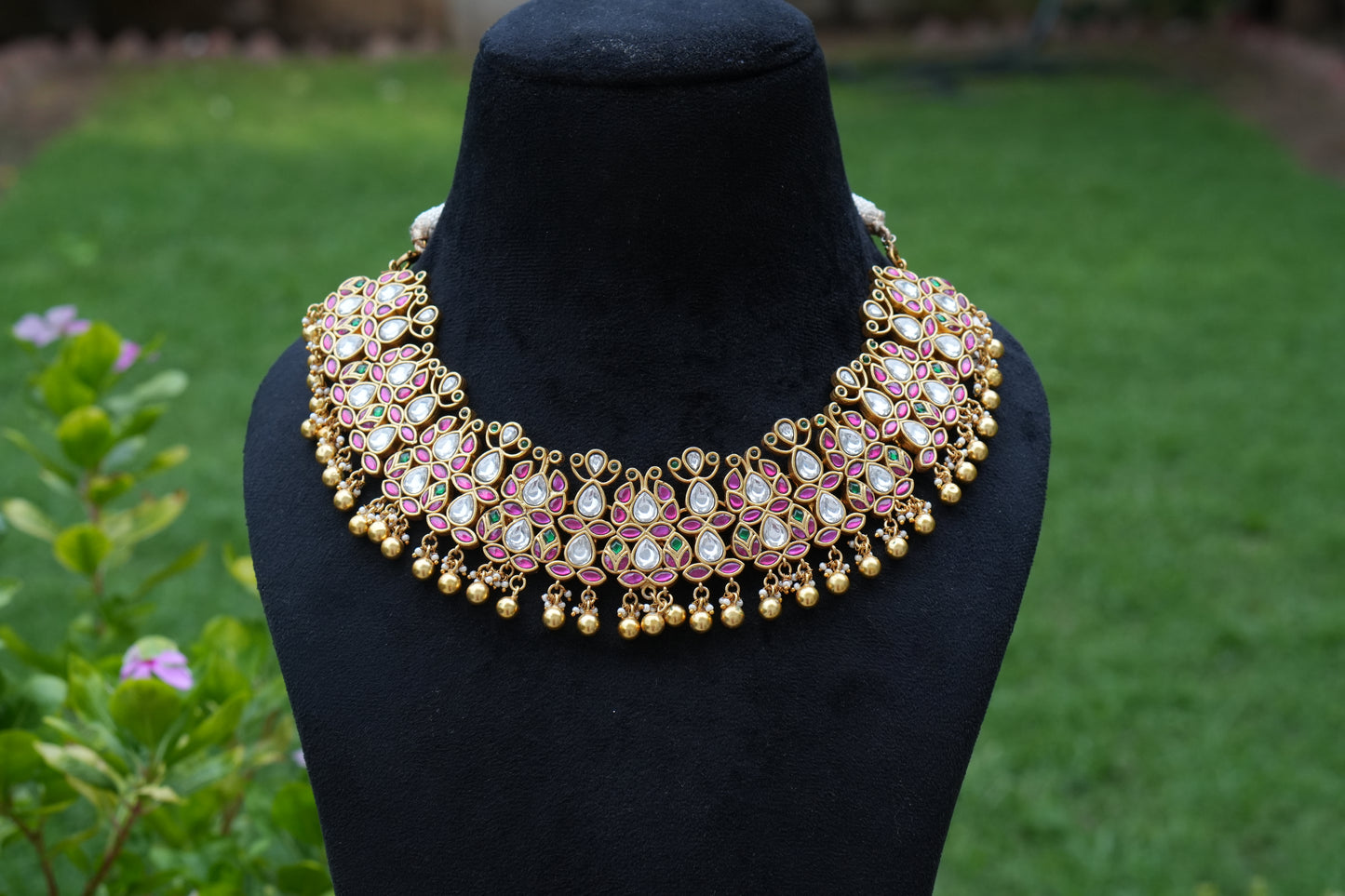 Kundan  Necklace (4-9321)(K)