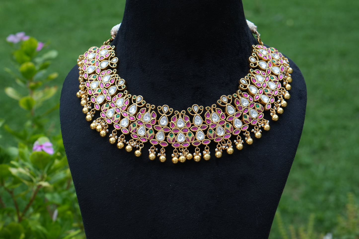 Kundan  Necklace (4-9321)(K)
