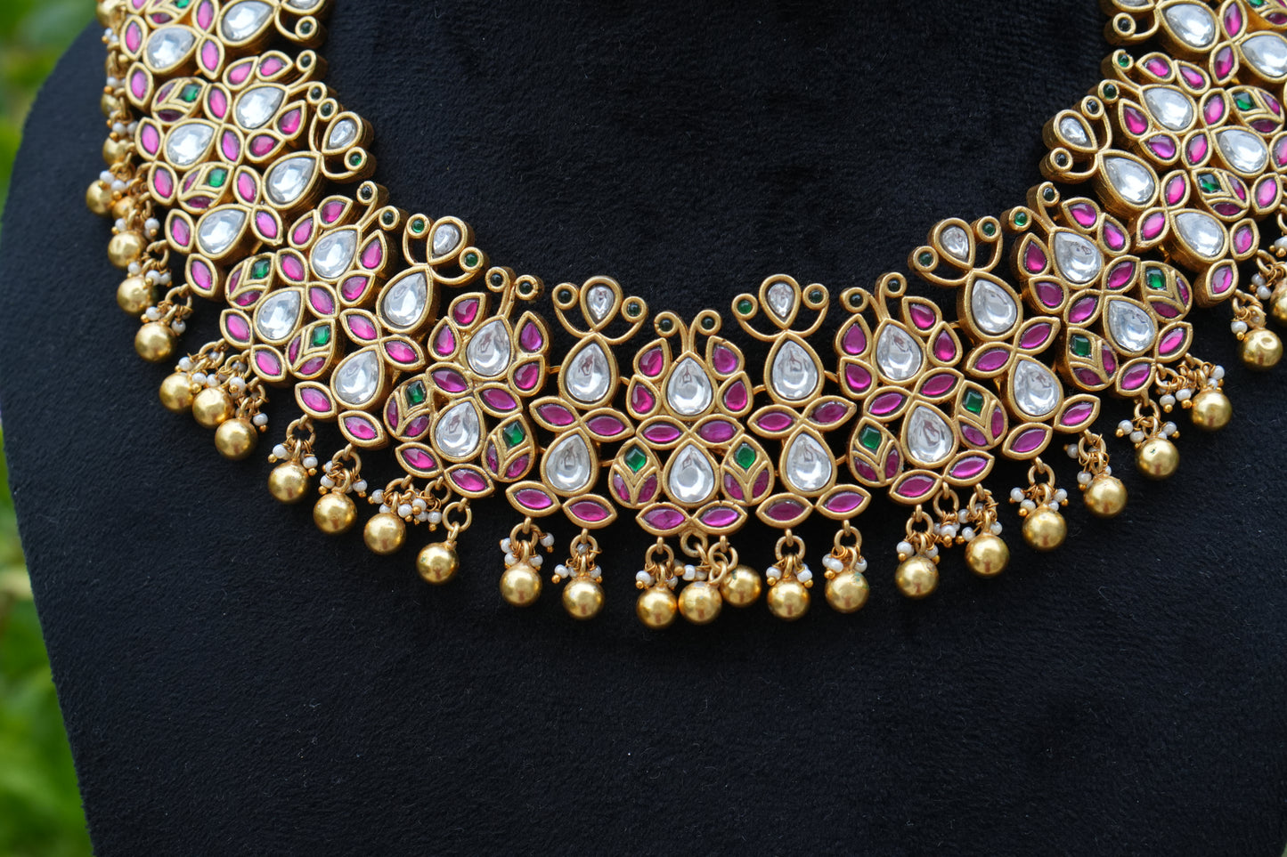 Kundan  Necklace (4-9321)(K)