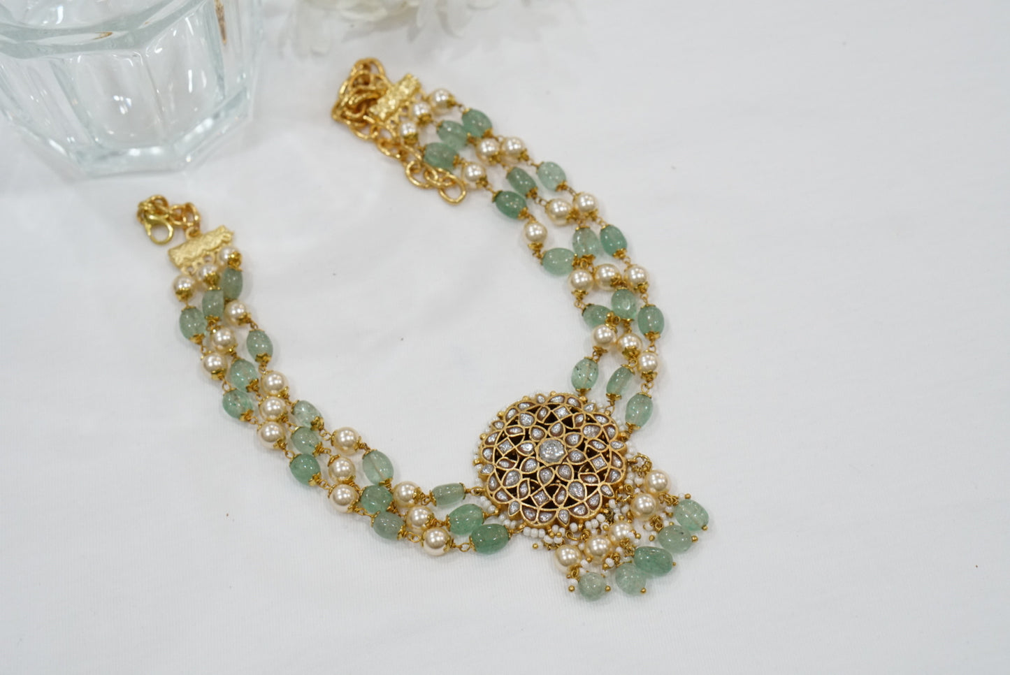 Kundan choker (4-7609)(K) (PREORDER)