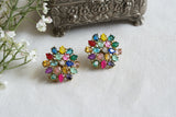 Multi Stone Ad Studs (1-5338)(P)