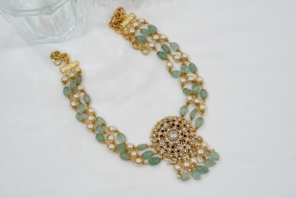 Kundan choker (4-7609)(K) (PREORDER)