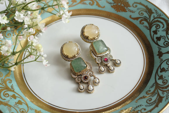 Polki Earring(1-4507)(B)
