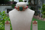 Kundan Choker Set (4-9311)(R)