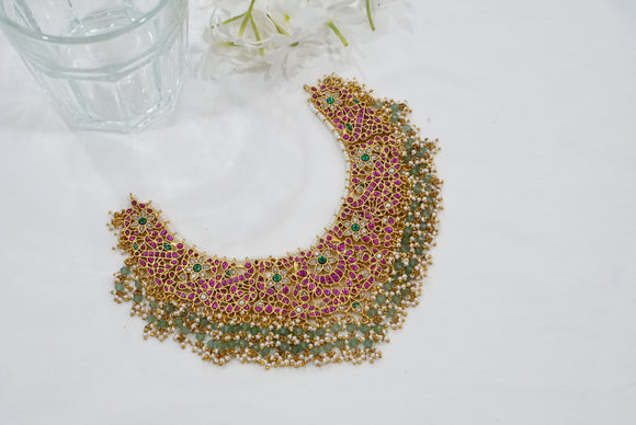 Kundan necklace (4-7604)(K)