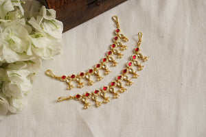 Kundan Ear chain (9-216)(N)
