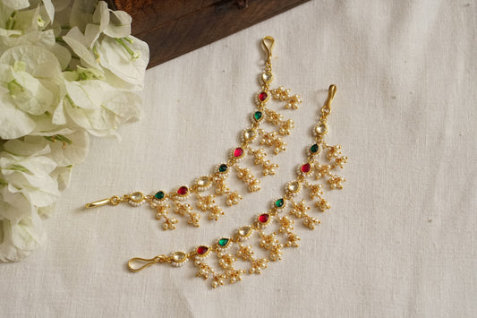 Kundan Ear chain (9-218)(N) - JEWELSTYLE