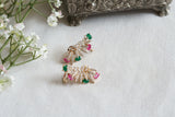 Multi Stone Ad Earcuff Earrings (1-5345)(P)