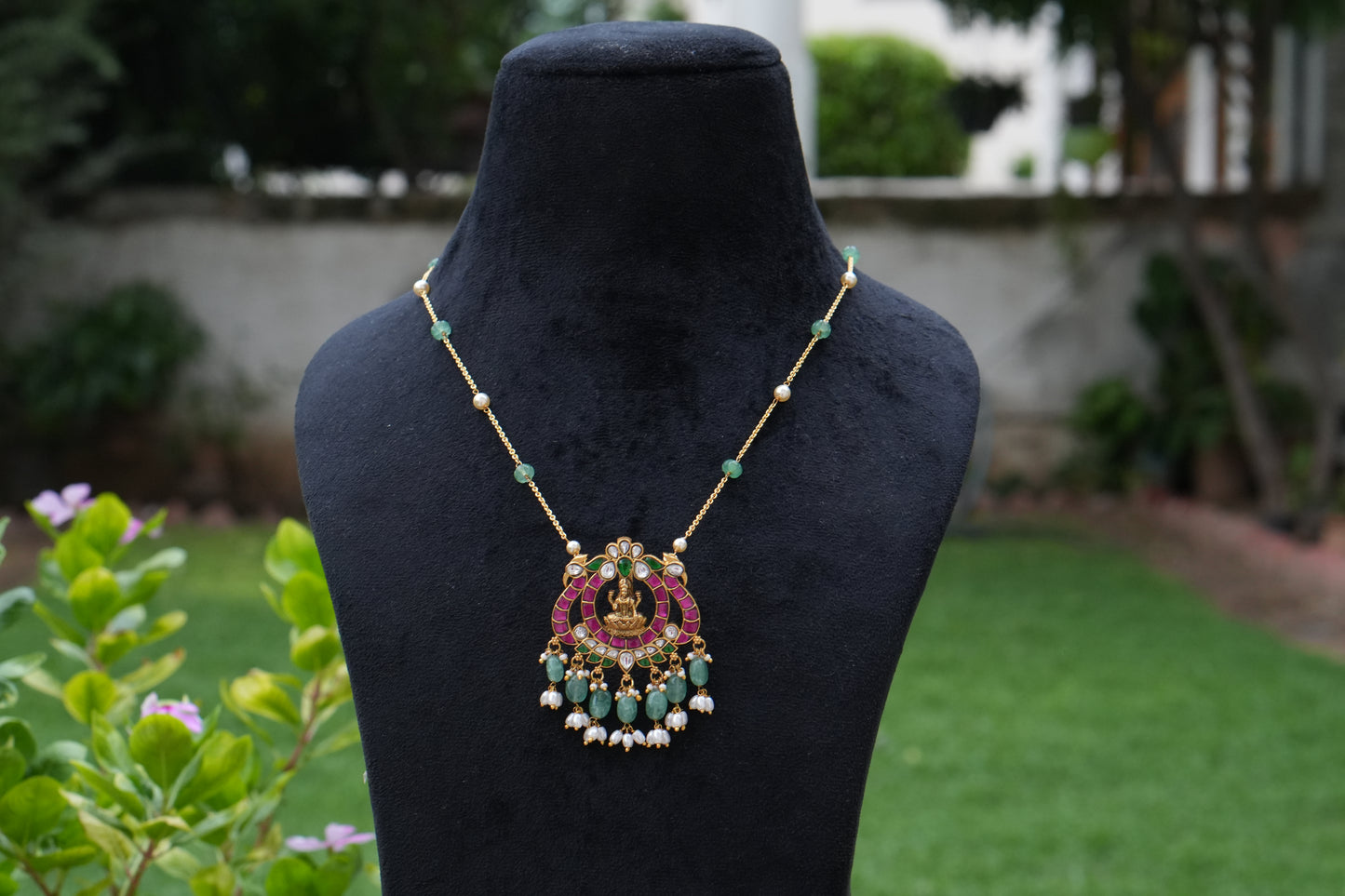 Kundan Pendant (4-9312)(K)