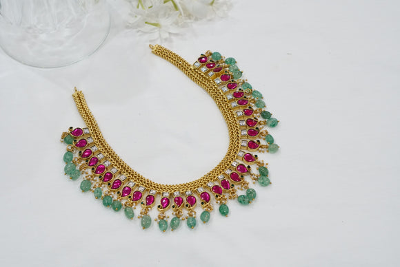 Kundan necklace (4-7601)(K)