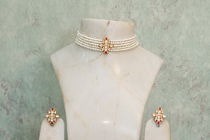 Kundan choker set (4-6959)(R)