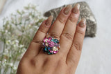 Multi Stone Ad Ring (6-375)(P)