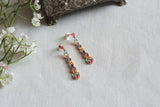 Multi Stone Ad Earrings (1-5339)(P)