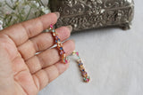 Multi Stone Ad Earrings (1-5339)(P)