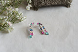 Multi Stone Ad Earrings (1-5343)(P)