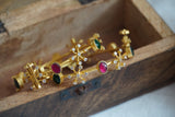 Kundan Openable bangle (3-440)(A) Size 2’6