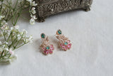 Multi Stone Ad Earrings (1-5340)(P)