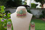 Turquoise Choker Set (4-9345)(B)