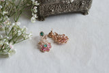Multi Stone Ad Earrings (1-5340)(P)
