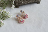 Multi Stone Ad Earrings (1-5341)(P)