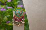 Turquoise Choker Set (4-9345)(B)