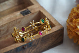 Kundan Openable bangle (3-440)(A) Size 2’6