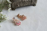 Multi Stone Ad Earrings (1-5341)(P)