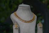 Kundan antique necklace set (4-5872)(AK)