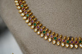 Kundan antique necklace set (4-5872)(AK)