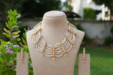 Kundan Necklace Set (4-9346)(R)