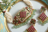 Polki Necklace Set (4-8301)(B)