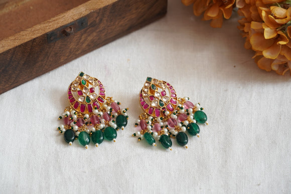 Kundan Earrings (1-4182)(A)