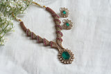 Polki Necklace Set (4-8298)(B)
