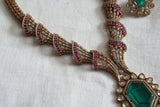 Polki Necklace Set (4-8298)(B)