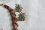Polki Necklace Set (4-8298)(B)