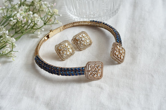 Polki Necklace Set (4-8297)(B)