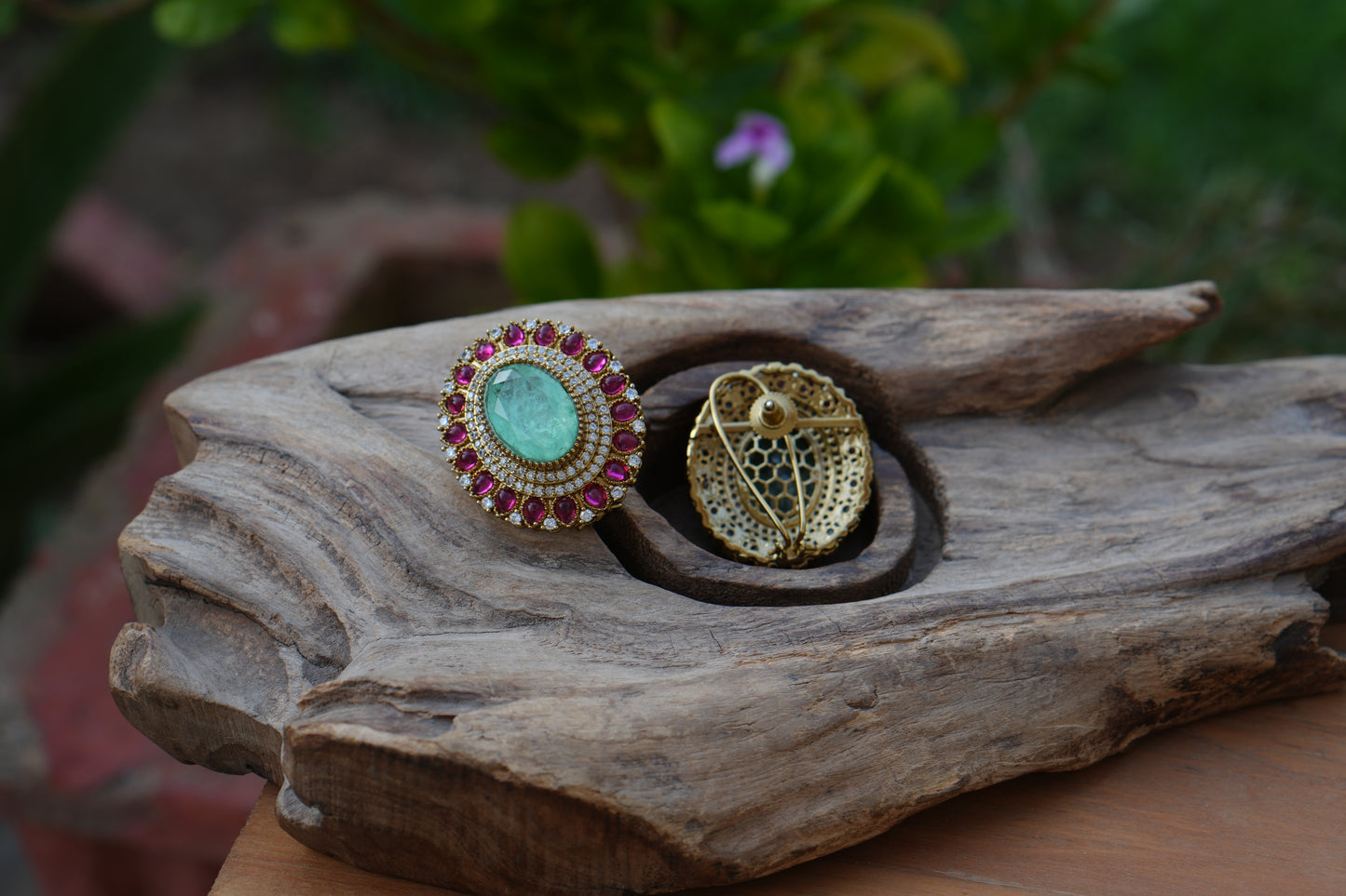 Polki Studs (1-5334)(B)