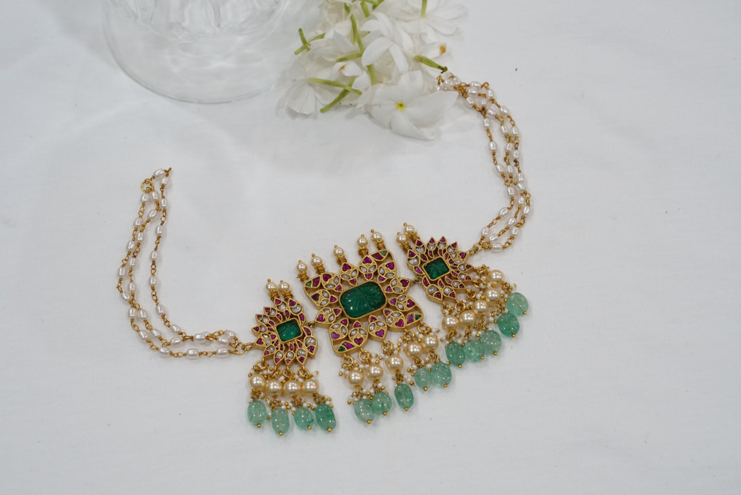 Kundan choker (4-7594)(K)(PREORDER)