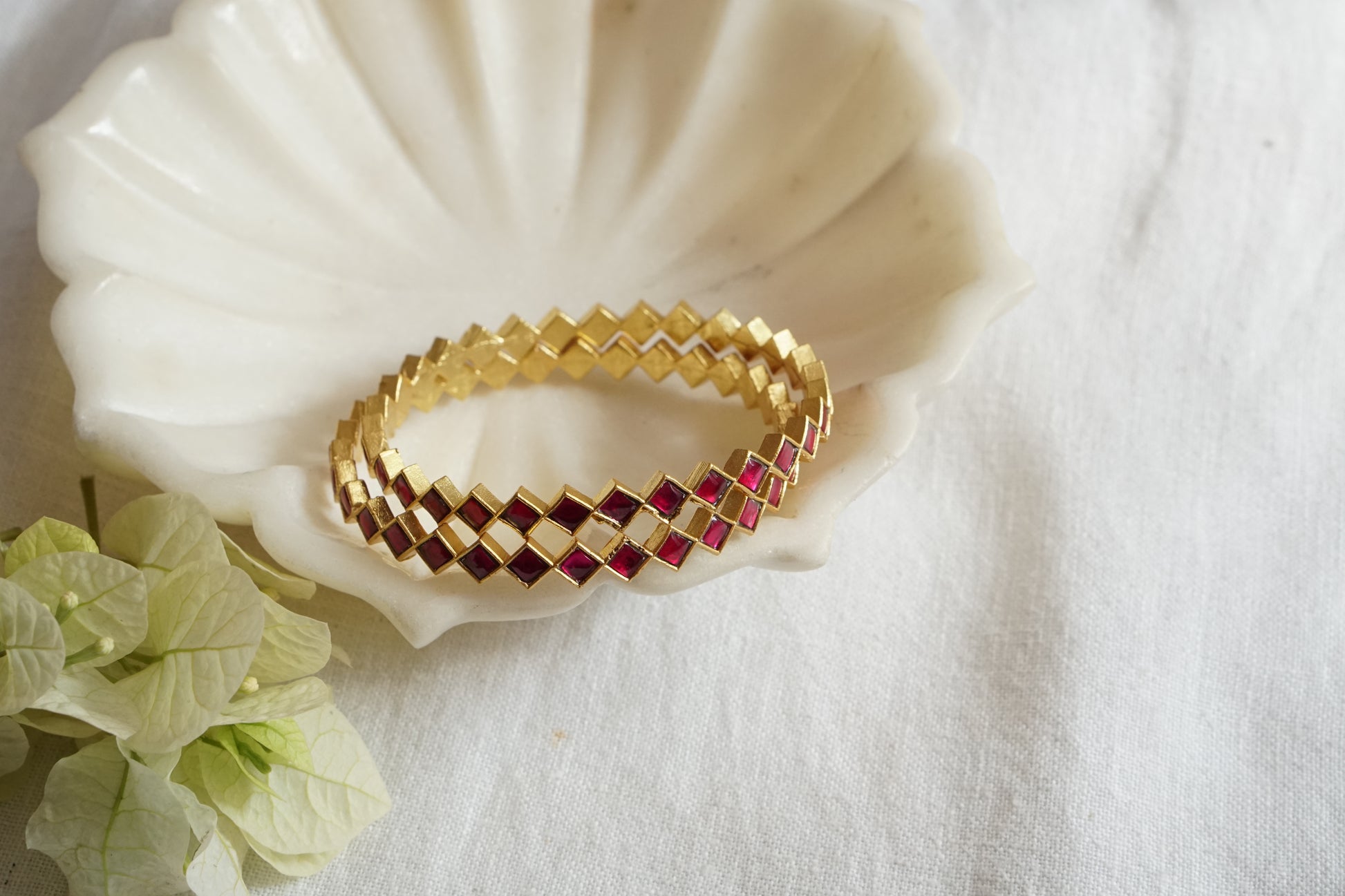 Kundan Bangle (3-474(K)Size 2’6 - JEWELSTYLE