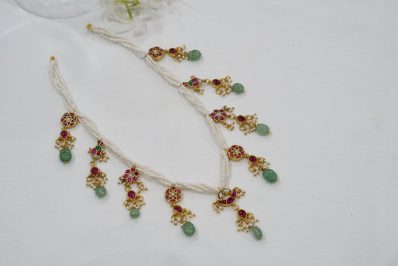 Kundan necklace (4-7600)(K)