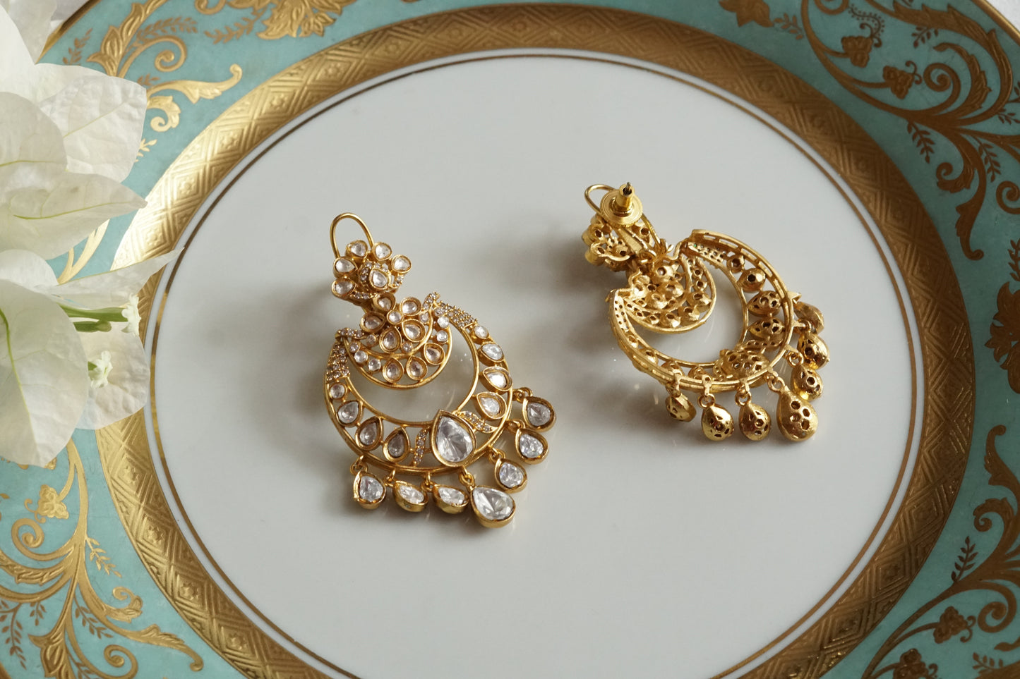 Polki Earrings (1-5354)(B)