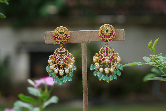 Kundan earring (1-4525)(K)