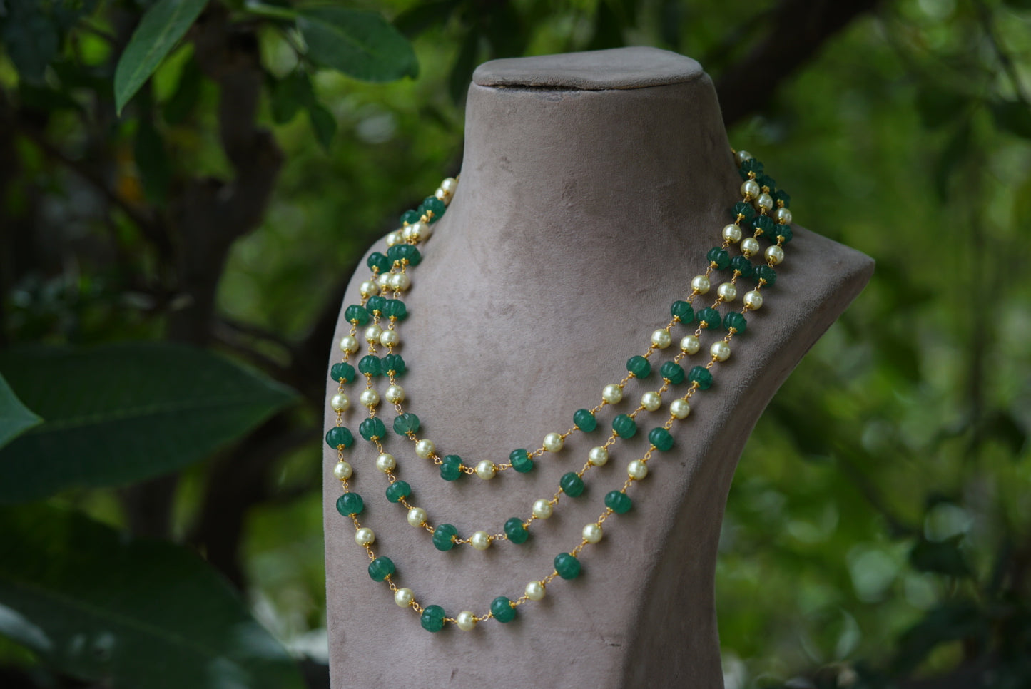 Beadsnecklace (4-5878)(N) - JEWELSTYLE