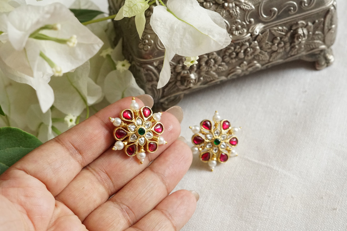 Kundan Studs (1-5351)(A)